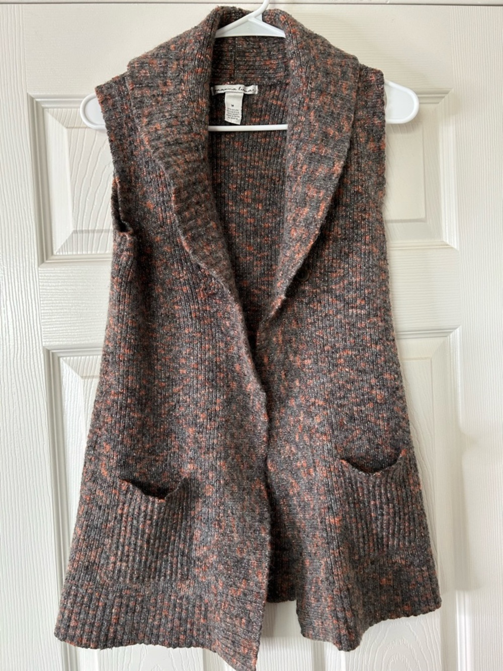 Marina Luna Knit Sweater Cardigan Vest